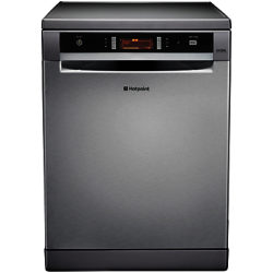 Hotpoint Ultima FDUD51110X Freestanding Dishwasher, Stainless Steel